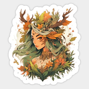 Nature Goddess Sticker